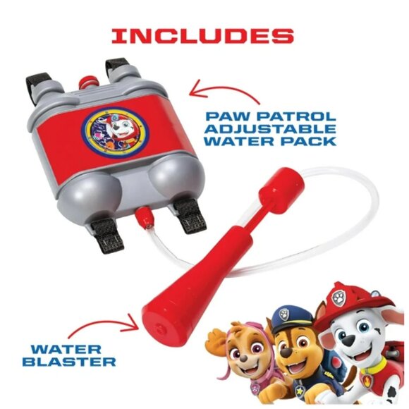 Paw Patrol Water Backpack Water Toy, PAW PATROL MARSHALL WATER PACK Brand New - Picture 5 of 6
